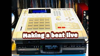 MPC 3000 making a beat live [upl. by Bilek511]