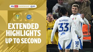 BACK IN TOP TWO  Leeds United v Queens Park Rangers extended highlights [upl. by Gamber103]