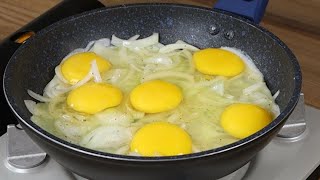 Onion omelet an easy and super delicious recipe [upl. by Nryhtak]