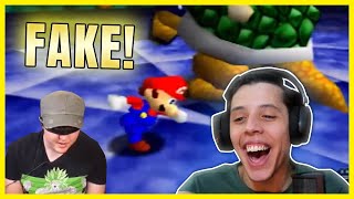 Pro Speedrunner reacts to quotObvious Cheater Fakes Blindfolded Super Mario 64 Speedrunquot [upl. by Dick]