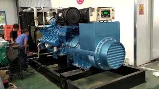 800KW1000KVA diesel generator powerd with baudouin engine 12M33D1108E200 [upl. by Ellinehc]