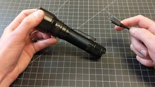 How to Charge a Tactical Flashlight [upl. by Anerhs]