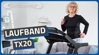 cardiostrong Laufband TX20 I Kompaktes Laufband für Einsteiger [upl. by Lamrert453]