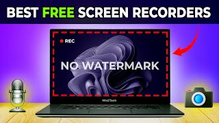 Top 5 Best FREE Screen Recording Software for PC amp Laptop 2024 No Watermark Unlimited Recording [upl. by Ainerbas]