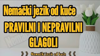 PRAVILNI I NEPRAVILNI GLAGOLI U NEMACKOM  A1 NIVO [upl. by Allicserp995]