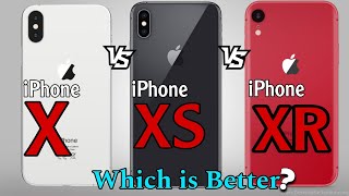 iPhone X vs iPhone XS vs iPhone XR ⚡ Specs Comparison [upl. by Dewhurst]