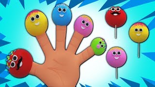 Famiglia di dita pop della torta  Canzone per i bambini  asilo nido rima  Cake Pop Finger Family [upl. by Gustafsson212]