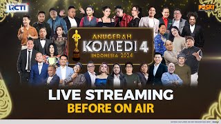 LIVE BEFORE ON AIR ANUGERAH KOMEDI 4 INDONESIA 2024 [upl. by Nibur]