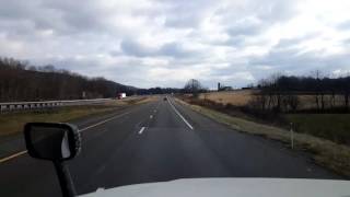 Bigrigtravels Live  Danville to Mifflinville Pennsylvania  Interstate 80  Dec 10 2016 [upl. by Natanoy39]