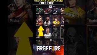 OMG 😱 UNLUCKY CHARACTERS FREE FIRE 🤯shorts trending wrightgamer99 freefire Wright Gamer 99 [upl. by Aseela828]