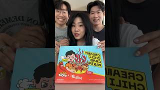 Trying the Spicy Y So Weak Noodle Challenge🌶️☠️ we failed [upl. by Zak]