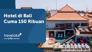 HOTEL DI BALI CUMA 150 RIBUAN  Cara Cara Inn Bali  NginepManaLagi [upl. by Emeline]