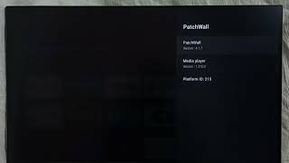 Mi TV Stick  How to Find Version of PatchWall OS [upl. by Aelak]