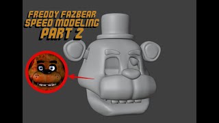 Speed Modeling Freddy Fazbear Part 2 [upl. by Nahpets380]