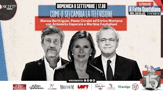 “Come e se cambia la televisione” con Bianca Berlinguer Paolo Corsini ed Enrico Mentana [upl. by Eiroc]