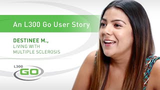 Destinee  L300 Go Patient Testimonial  Bioness [upl. by Corilla]