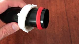 How a Slip Joint Nut works  Creates water tight Seal  Plumbing 101 [upl. by Sibylla]