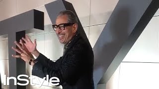 Jeff Goldblum Slomo Entrance  InStyle Awards  InStyle [upl. by Wilinski]