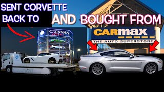 Buying A Mustang GT From CarMax After Returning The Corvette To Carvana [upl. by Ainig]