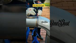 Round pipe joint process by senior wellder cover welding wellder otomotif Hellpermekanik [upl. by Carrelli]