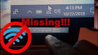 Fix WiFi Icon Missing In Windows Laptop Taskbar4 solutions [upl. by Siwel]