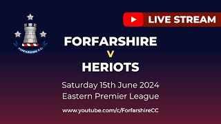 REPLAY Forfarshire v Heriots  Eastern Premier League  Saturday 15th June 2024 [upl. by Eelram]