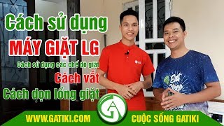 Hướng dẫn cách sử dụng máy giặt LG FC1409S3W cửa trước lồng ngang [upl. by Lemmueu]