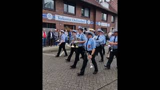 Schützenfest Esens 2024  Musikzug Middels  Auf der Vogelwiese beim Festumzug Sonntag [upl. by Eydie201]