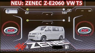 Produktvorstellung Zenec ZE2060  Multimedianavigation für VW T5 Multivan [upl. by Atsejam]