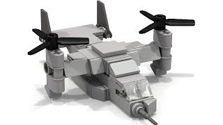 How to Build Mic LEGO V22 Osprey [upl. by Imotih]