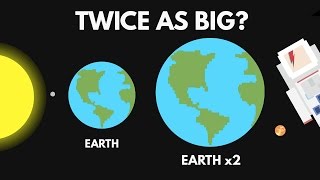 What If The Earth Were Twice As Big [upl. by Schoenfelder]