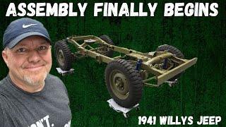 Assembly Begins  1941 Willys MB Ep 13 [upl. by Schwitzer319]