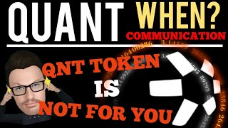 🚨 QUANT  QNT TOKEN IS NOT FOR YOU❗ARE YOU BOTHERED QNT QUANT QUANTCOIN [upl. by Attenwahs]