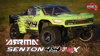 ARRMA Senton 4x4 3S BLX on 2S and 3S LiPo [upl. by Mauceri]