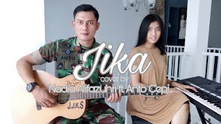 Jika by Melly Goeslaw amp Ari Lasso Acoustic Cover  Nadia Alifazuhri ft Anto Cepi [upl. by Viehmann]