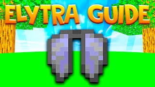 How To Use An Elytra in Minecraft Bedrock ELYTRA GUIDE [upl. by Aspia862]