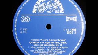 Two Bohemian Flute Quartets 22 Frantisek Krommer Flute Quartet in D major op 75 [upl. by Eekaz185]