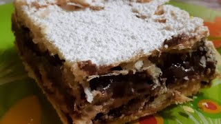 Millefoglie con crema pasticcera al cioccolato ricetta golosa [upl. by Ahsinna715]