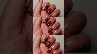 Fall Nail Inspo 💅🏽 Beetles Gel Polish a424 nails fallnails fallfashion burgundy gel gelnails [upl. by Burack482]