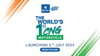 The World’s First CNG Motorcycle  July 5 2024 [upl. by Yelssew]