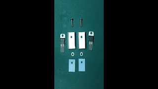 How to install Heat Sink  Transistor heat sink mounting  Heat Sink Compound  short [upl. by Auhsoj]