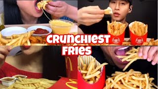 CRUNCHIEST FRENCH FRIES MUKBANG ☆ASMR MUKBANG COMPILATION [upl. by Pinchas]