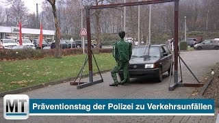 Präventionstag der Polizei zu Verkehrsunfällen [upl. by Ahar]