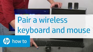 Pair a Wireless Keyboard and Mouse with an HP Computer  HP Computers  HP Support [upl. by Elyag]