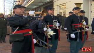 Wreath ceremony at Fords Theater on Lincolns Birthday [upl. by Neerihs]