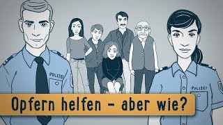 Opfern helfen  aber wie [upl. by Sivrat]