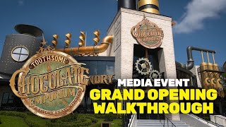 Toothsome Chocolate Emporium Grand Opening Media Event Walkthrough Universal Orlando [upl. by Foah]