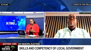 LGE 2021  Improving the skills base in local government elections Dr Lucky Mathebula [upl. by Eisset]