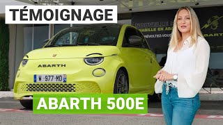 Nouvelle Abarth 500e électrique  leurs premières impressions [upl. by Gizela723]