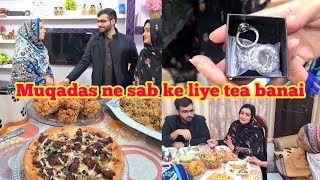 Baji fakhra ne rings di ajj phir se sisters ke liye chana chaat banani [upl. by Airdua]